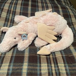 NWT - JELLYCAT Huge Rose Dragon Plush